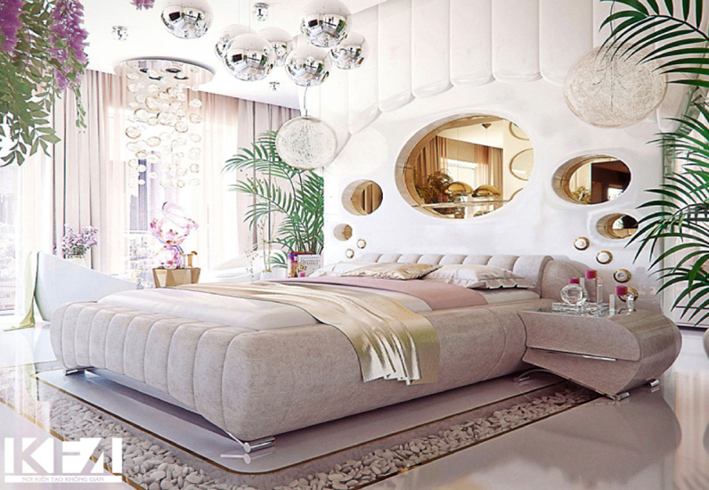 Ý tưởng trang trí phòng ngủ đẹp với nội thất bắt mắt