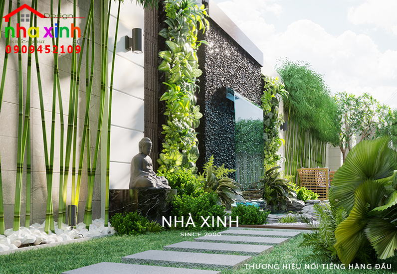 Tiểu cảnh sân vườn đẹp