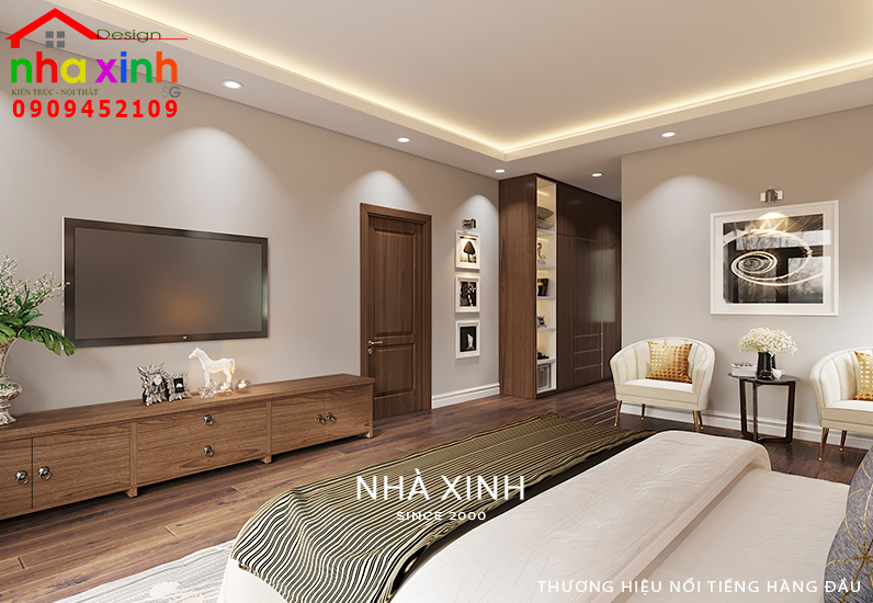 Phòng ngủ biệt thự đẹp