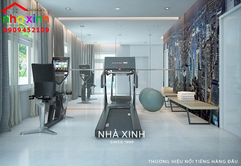 Thiết kế nội thất phòng gym