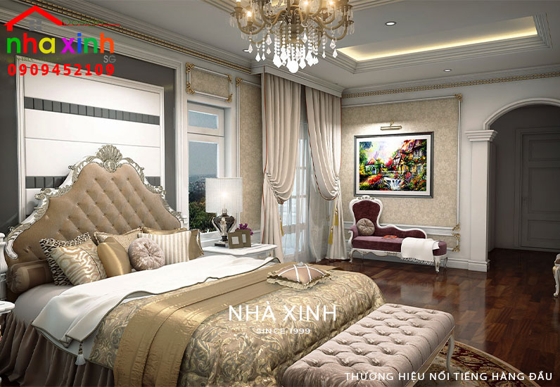 Không gian phòng ngủ 2 được thiết kế sang trọng