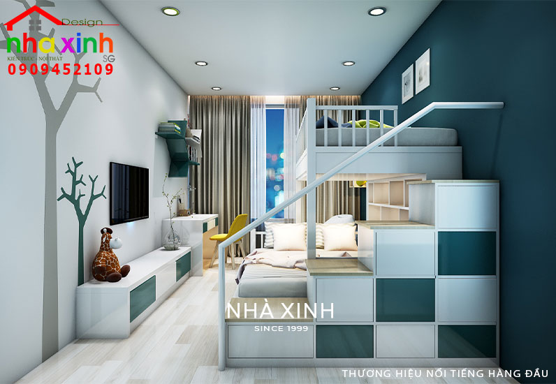 Với ngủ được trang trí với các hoa tiết, tranh treo đẹp