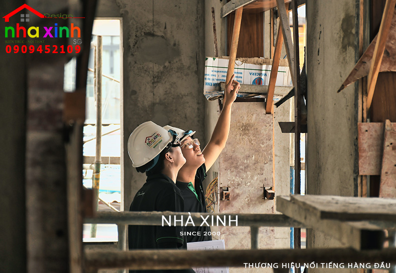 Quá trình thi công biệt thự đẹp sang trọng