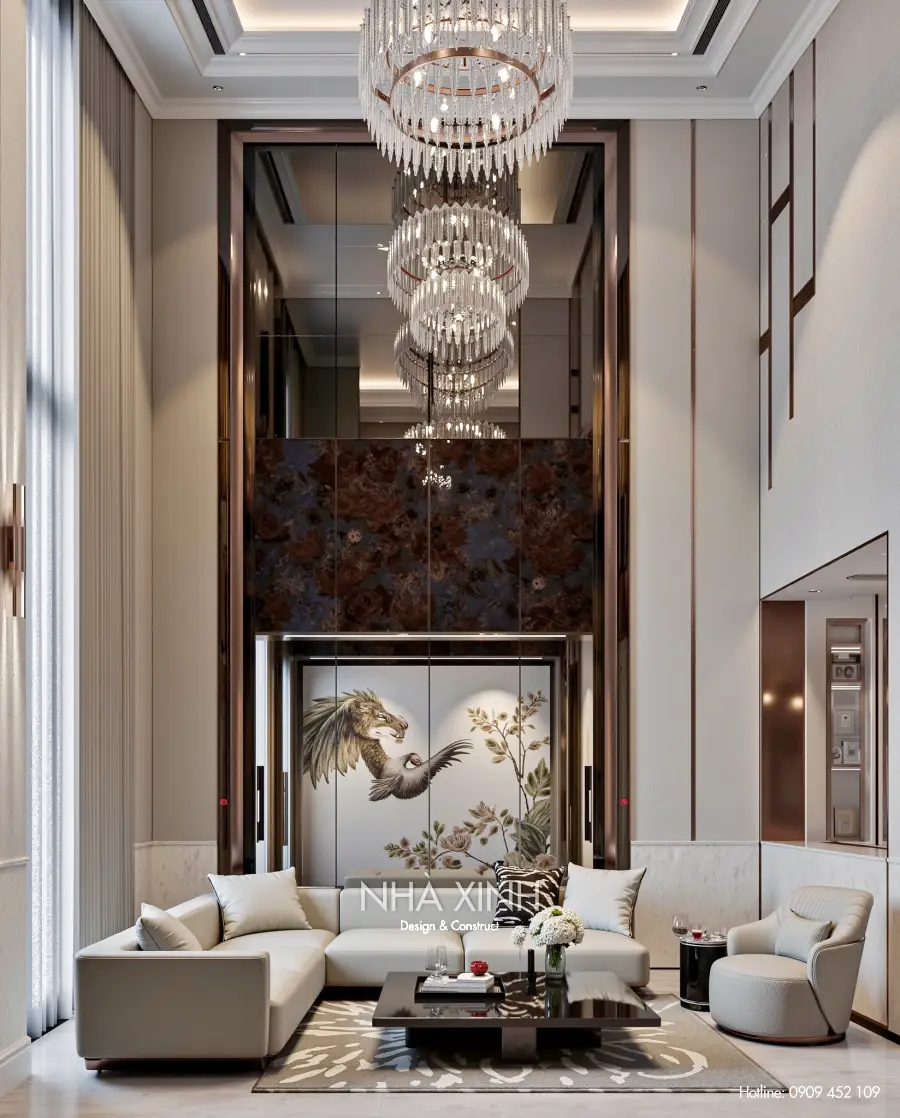 Phòng ngủ phụ với tông màu pastel nhẹ nhàng và nội thất đơn giản mà tinh tế