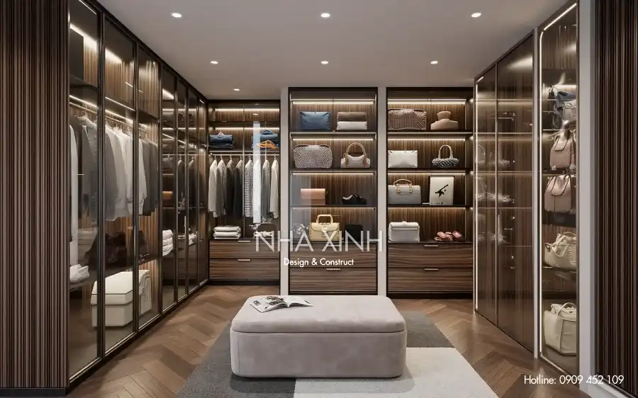 Sân vườn biệt thự BT-0223 với không gian xanh thoáng mát và tiểu cảnh đá tự nhiên.