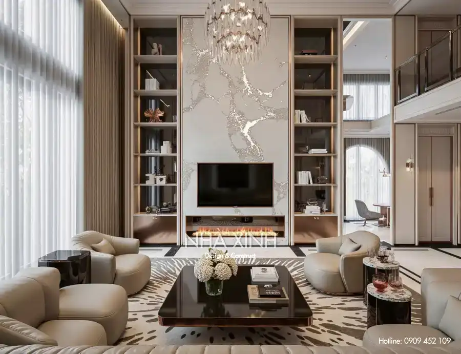 Toàn cảnh biệt thự BT-0230 với kiến trúc hiện đại và đẳng cấp