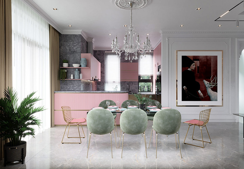 Phòng bếp - ăn view 01