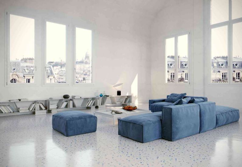  Thiết kế nội thất nhà đẹp với điểm nhấn màu xanh