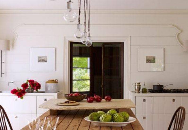 Mẫu thiết kế phòng bếp đẹp cho ngôi nhà trang trại