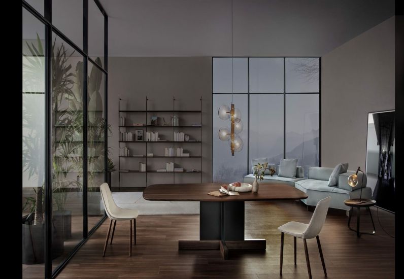 Không gian sinh hoạt chung sang trọng đến từ thương hiệu Ý