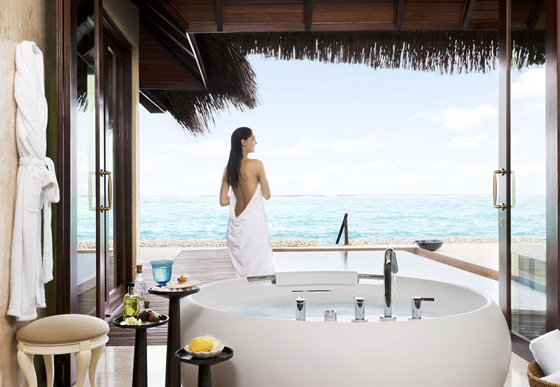 Spa thư giản tại Maldives