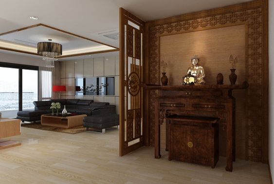 Mẫu phòng thờ đẹp số 8
