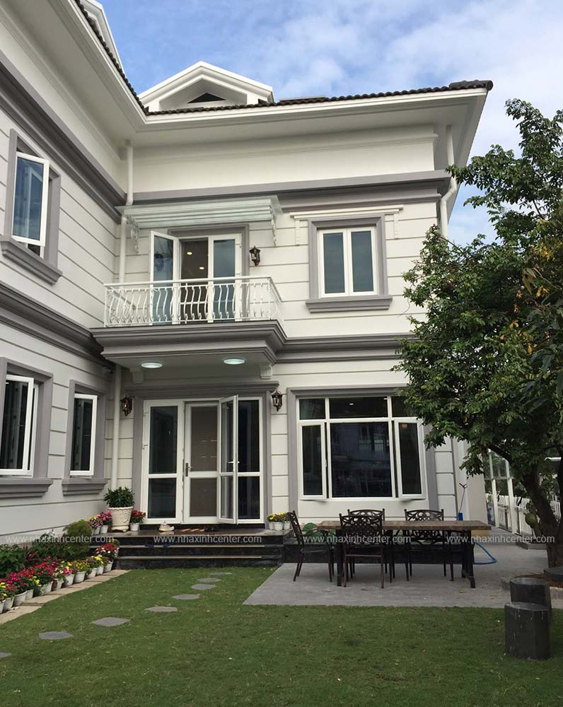 Phần hoàn thiện biệt thự tân cổ điển hình 3