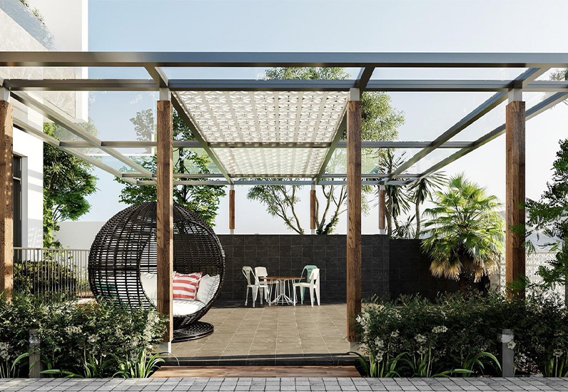 Biệt thự nghỉ dưỡng với góc thư giãn tuyệt vời