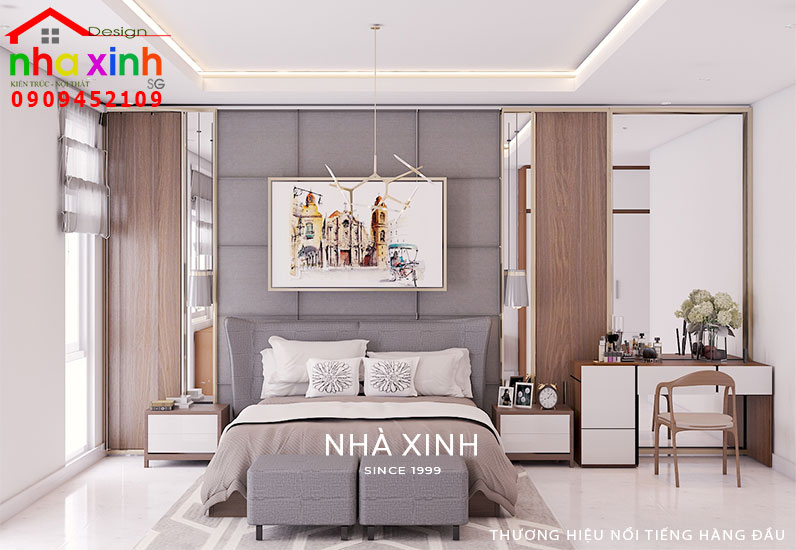Thiết kế phòng ngủ master lầu 1