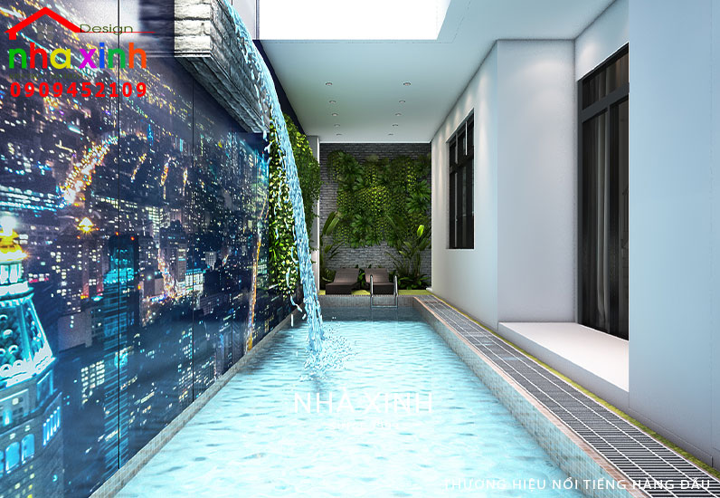 Thiết kế hồ bơi phong cách hiện đại