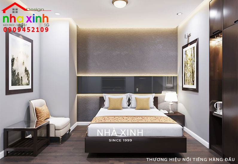 Phòng ngủ 4 cũng được thiết kế tiện nghi và sang trọng