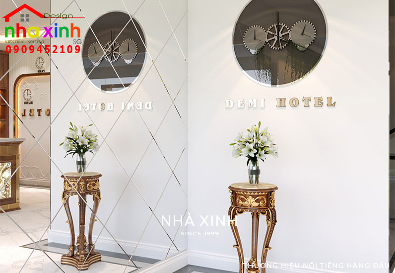 Lối vào sảnh phòng đón khách