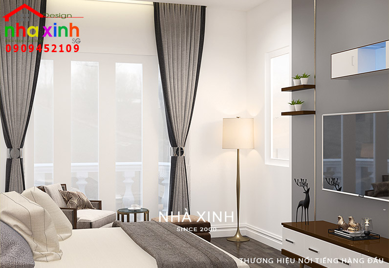 Thiết kế ban công đem đến sự thoáng đãng và dễ chịu trong phòng ngủ thứ 1