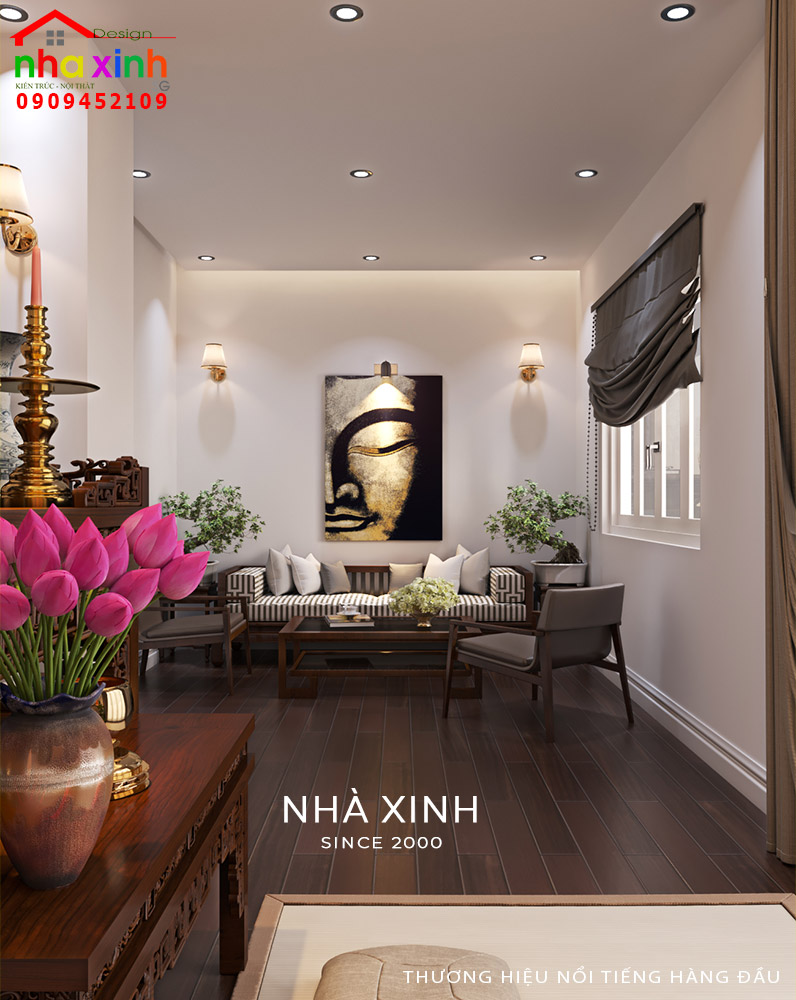 Thiết kế nội thất hiện đại cho biệt thự có không gian thờ cúng tôn nghiêm, nâng tầm đẳng cấp của gia chủ