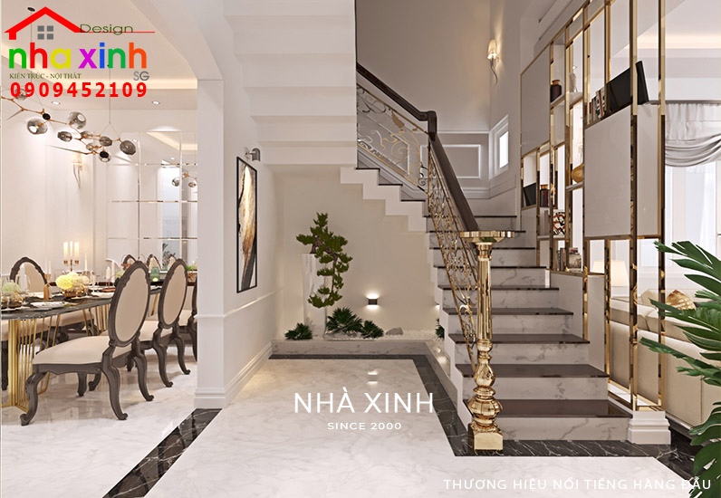 Thiết kế nội thất hiện đại cho biệt thự đẹp ấn tượng và quý phái