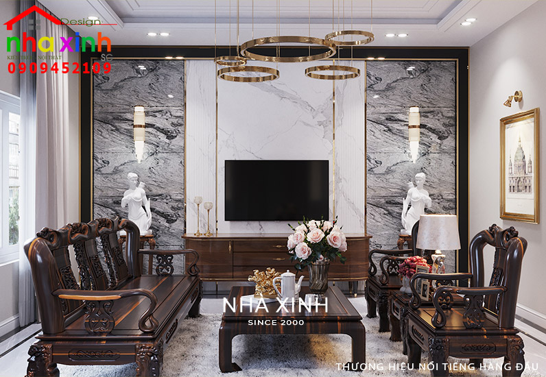 Vật liệu nội thất và trang trí đều là loại cao cấp mang đến sự sang trọng cho không gian