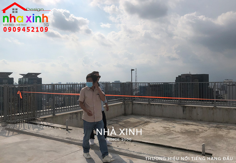 Khảo sát hiện trang tại công trình penthouse