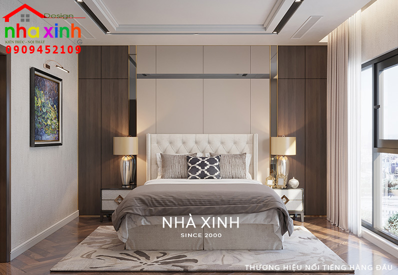 Mẫu phòng ngủ đẹp được thiết kế theo phong cách hiện đại