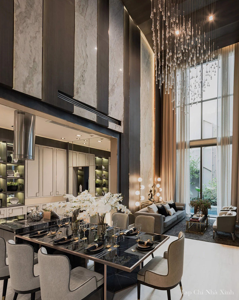 Bàn ăn 8 ghế đẹp, tiện nghi