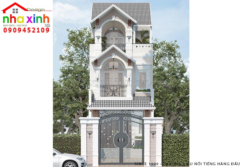Mẫu Nhà Phố Cổ Điển | Chị Tuyết | Hóc Môn | NP-189