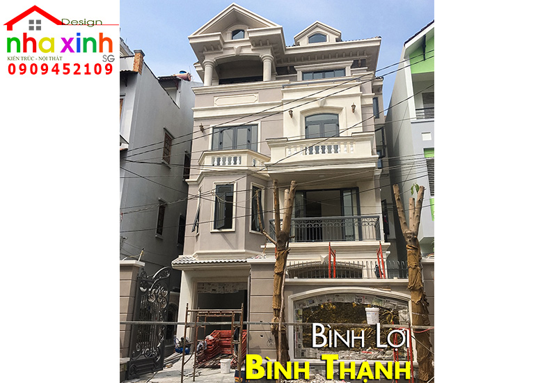 Công Trình Thiết Kế & Thi Công Biệt Thự 4 Tầng