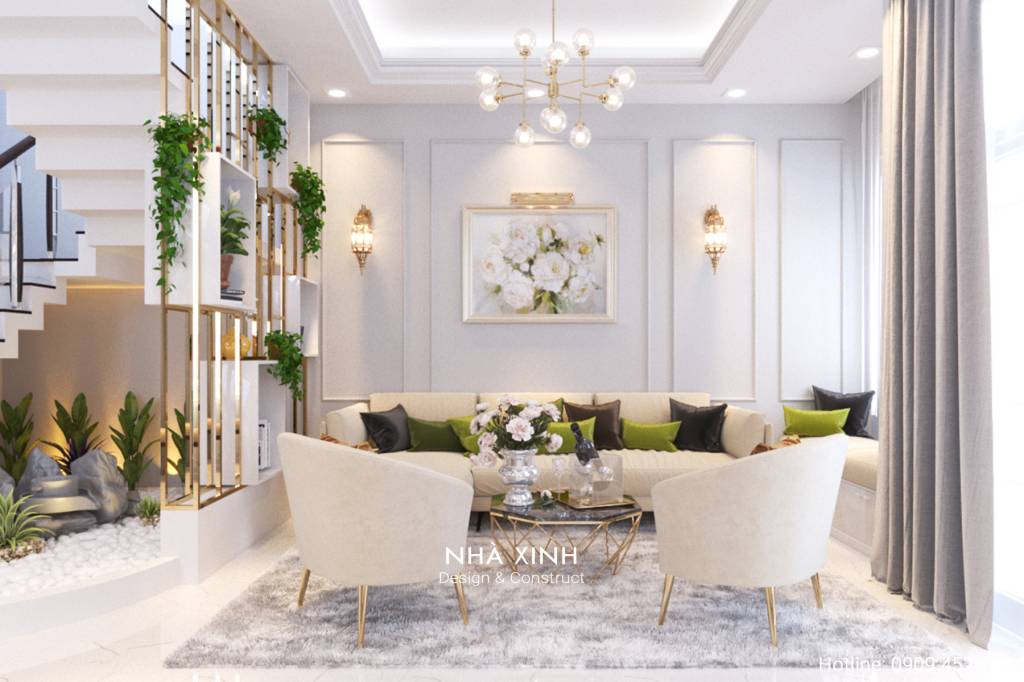 Nội Thất Nhà Phố 4 Phòng Ngủ Hiện Đại | Ông Nam | Hóc Môn | NT-189