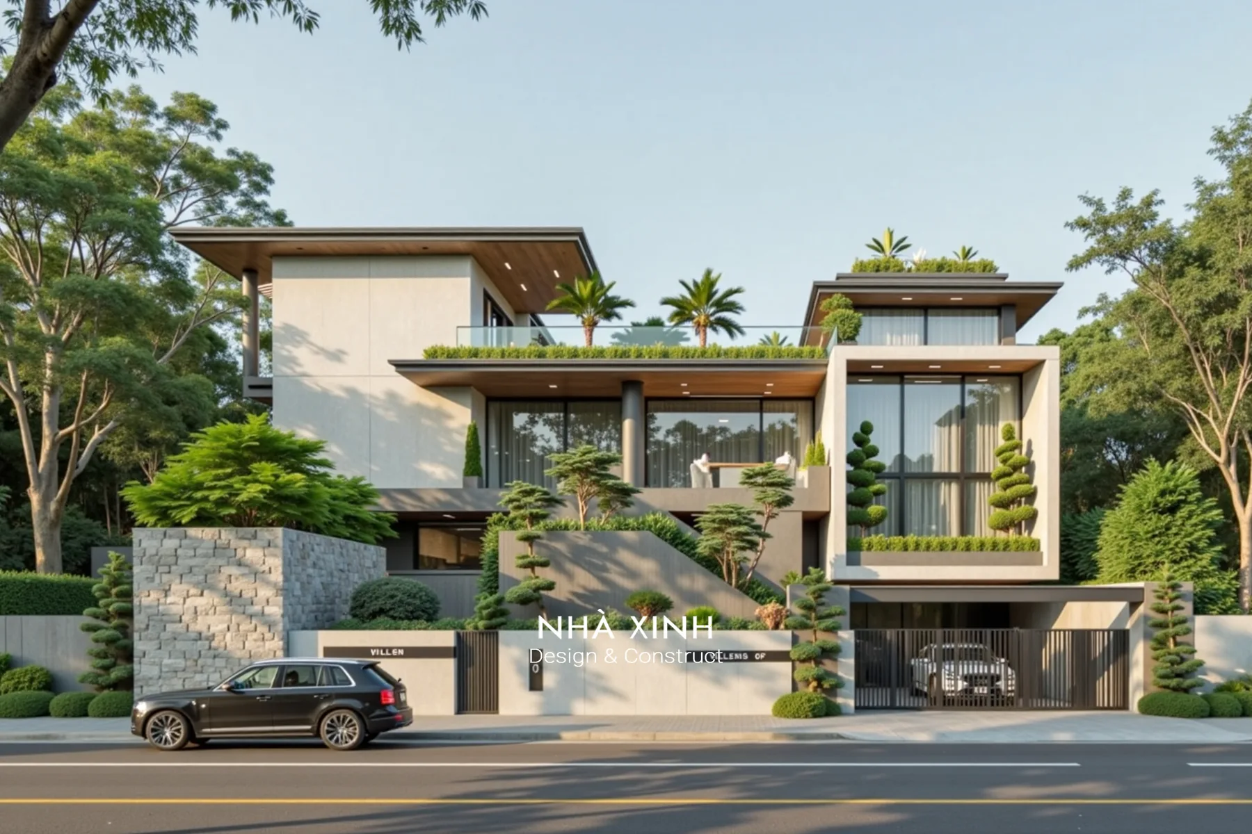 Mẫu Biệt Thự Đẹp Hiện Đại 2 Mặt Tiền | A. Chiến | Bình Tân | BT-152